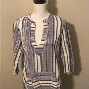 Plaid beach coverup